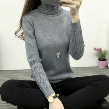 Load image into Gallery viewer, Women Turtleneck Sweaters Winter Pullover Warm Knitted Cashmere Long Sleeve Sweater Women Clothes - Lifestyles Intra Asia