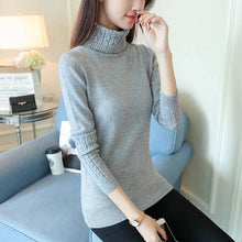Load image into Gallery viewer, Women Turtleneck Sweaters Winter Pullover Warm Knitted Cashmere Long Sleeve Sweater Women Clothes - Lifestyles Intra Asia