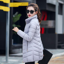 Load image into Gallery viewer, New Arrival Parkas Fashion Coats Women Winter Sweater Fur Collar Hood Warm Cotton Coat Women Clothes - Lifestyles Intra Asia
