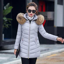 Load image into Gallery viewer, New Arrival Parkas Fashion Coats Women Winter Sweater Fur Collar Hood Warm Cotton Coat Women Clothes - Lifestyles Intra Asia