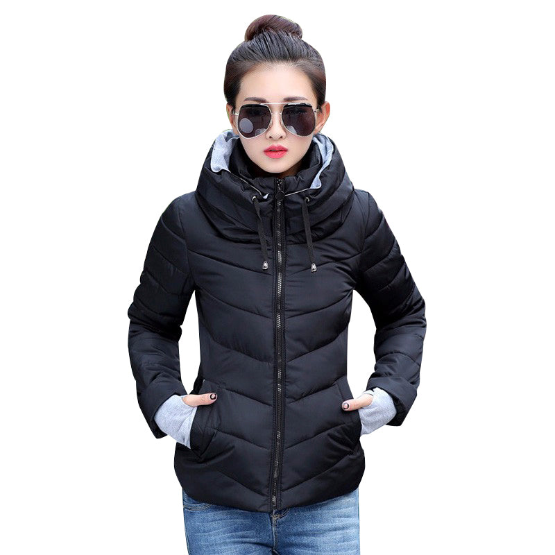 New Arrival Fashion Coats Women Winter Sweater Collared Coat Hooded Warm Cotton Coat Women Clothes1 - Lifestyles Intra Asia