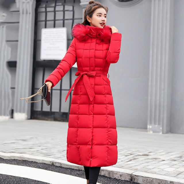 New Arrival Fashion Winter  Cotton Coat Women Thick Long Slim Padded Overcoat Warm Ladies Autumn Winter Fashion Clothes Sweaters Jackets Women Winter Clothes - Lifestyles Intra Asia