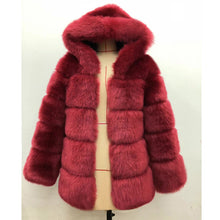 Load image into Gallery viewer, New Arrival Parkas Fashion Coats Women Winter Sweater Fur Collar Hood Warm Cotton Coat Women Clothes - Lifestyles Intra Asia
