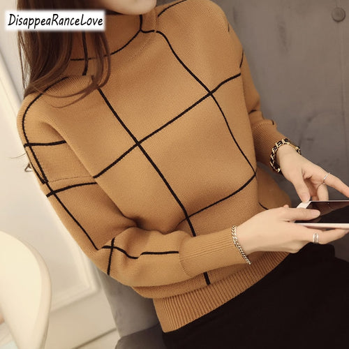 Disappearancelove 2019 High quality winter turtleneck sweater thickening sweater pullover women sweater Female Jumper Tops - Lifestyles Intra Asia