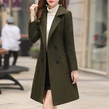 Load image into Gallery viewer, Women Overcoat Wool Fasion Clothes Winter Jacket Clothes Long Slim Outerwear Fur Coat Outerwear Women Clothes - Lifestyles Intra Asia
