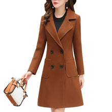 Load image into Gallery viewer, Women Overcoat Wool Fasion Clothes Winter Jacket Clothes Long Slim Outerwear Fur Coat Outerwear Women Clothes - Lifestyles Intra Asia