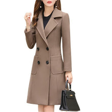 Load image into Gallery viewer, Women Overcoat Wool Fasion Clothes Winter Jacket Clothes Long Slim Outerwear Fur Coat Outerwear Women Clothes - Lifestyles Intra Asia