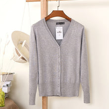 Load image into Gallery viewer, Women Knitted Cardigan Coat Autumn Winter Casual V-Neck Long Sleeve Sweater Pullovers Women Clothes - Lifestyles Intra Asia