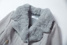 Load image into Gallery viewer, Women Suede Coat  Fur Collar Zipper Thick Slim Short Jacket Outwear - Lifestyles Intra Asia