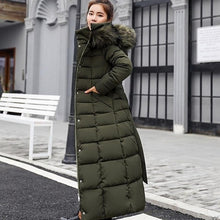Load image into Gallery viewer, Warm Cotton-Padded Long Sleeve  Winter Jacket Long Hooded 2019 Fashion Snow Clothing Parkas Women - Lifestyles Intra Asia