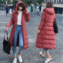 Load image into Gallery viewer, New Arrival Parkas Fashion Coats Women Winter Sweater Fur Collar Hood Warm Cotton Coat Women Clothes - Lifestyles Intra Asia