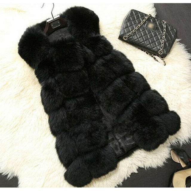 New Arrival FashionFaux Women Winter Sweater Fur Collar Hoo Casual Warm Cotton Coat Women Clothes - Lifestyles Intra Asia